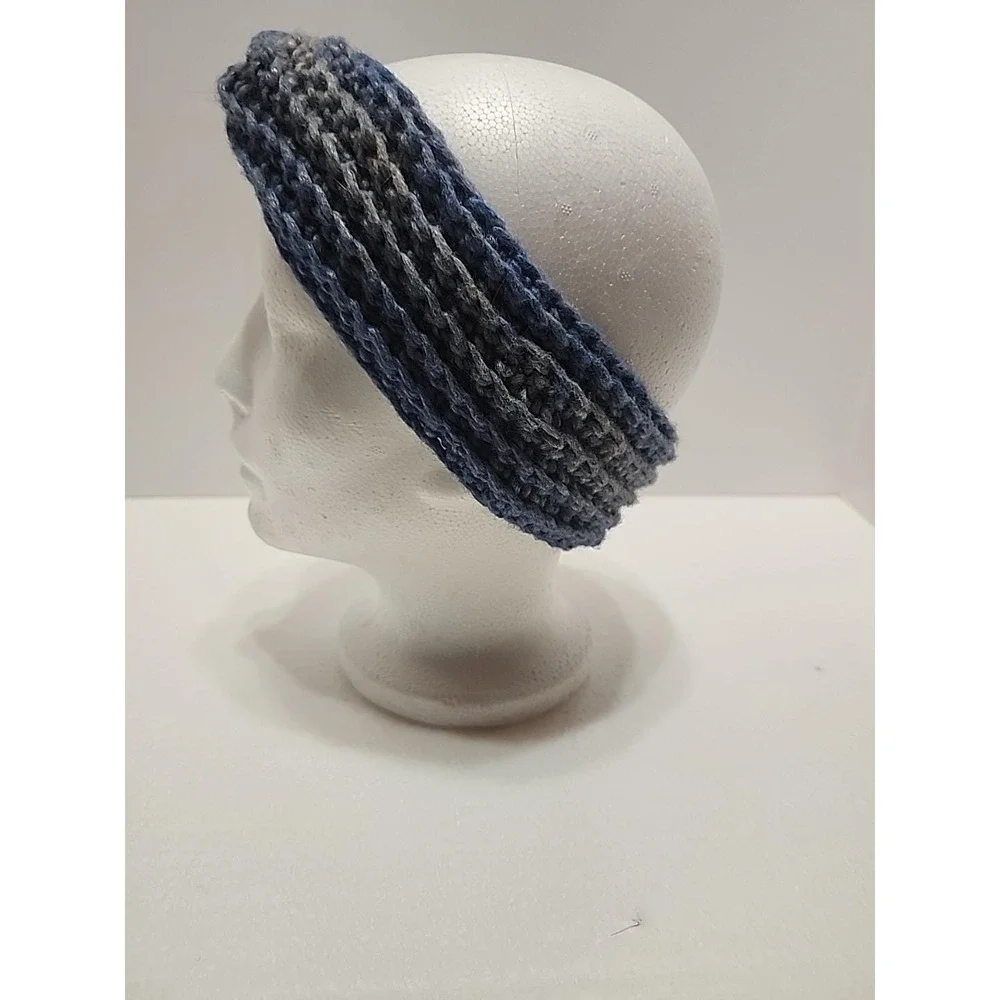 New Homemade Blue Twist Ear Muffs‎ Ear Warmers Ear Warmers for Women
